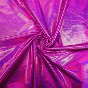 Fuchsia Metallic Color-Vinyl PVC PU