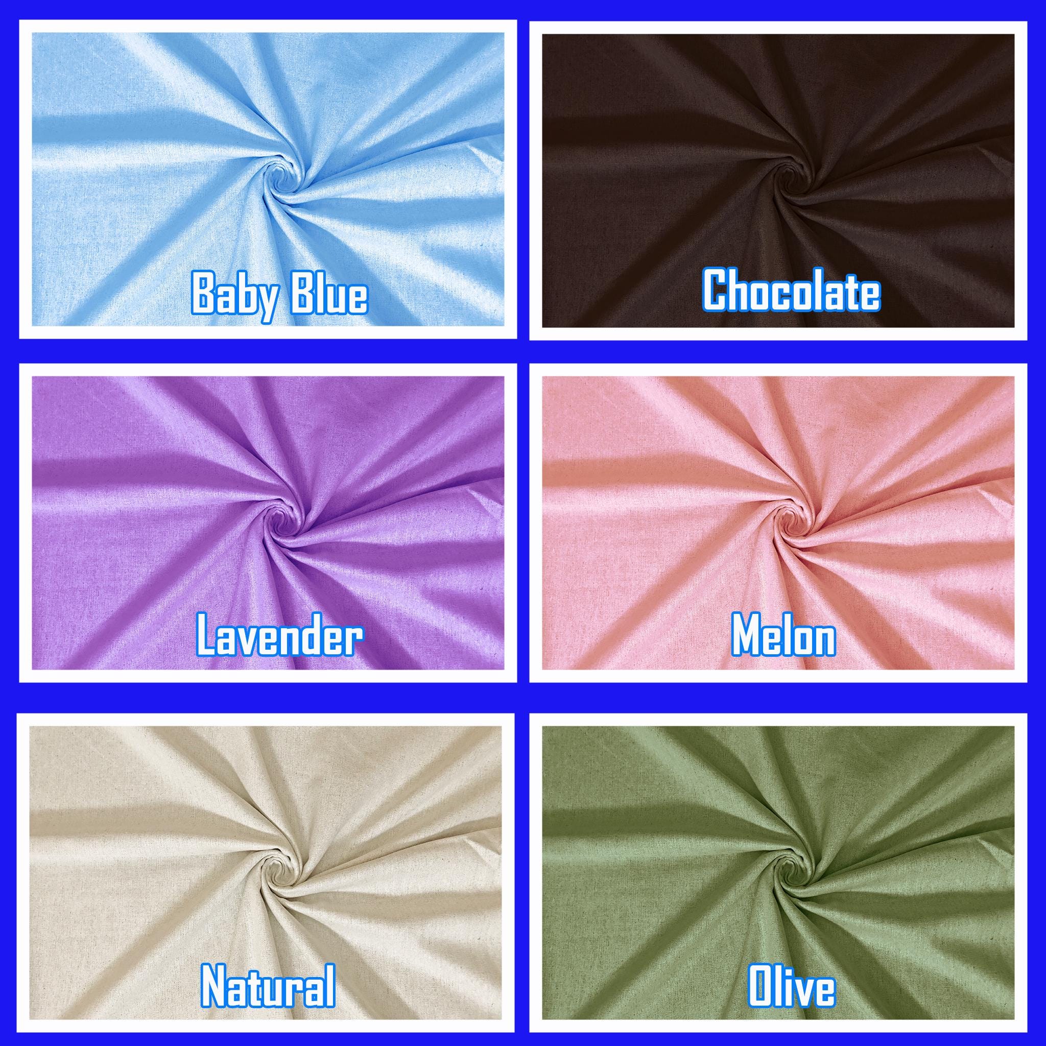 Rayon Color Vibrant Solid Color Rayon Linen Blend Fabric - Etsy