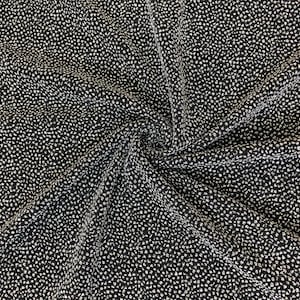 Liverpool Fabric-Metallic Silver Glitter-LVPR349-Sold by the Yard-Apparel Shimmer Fabric