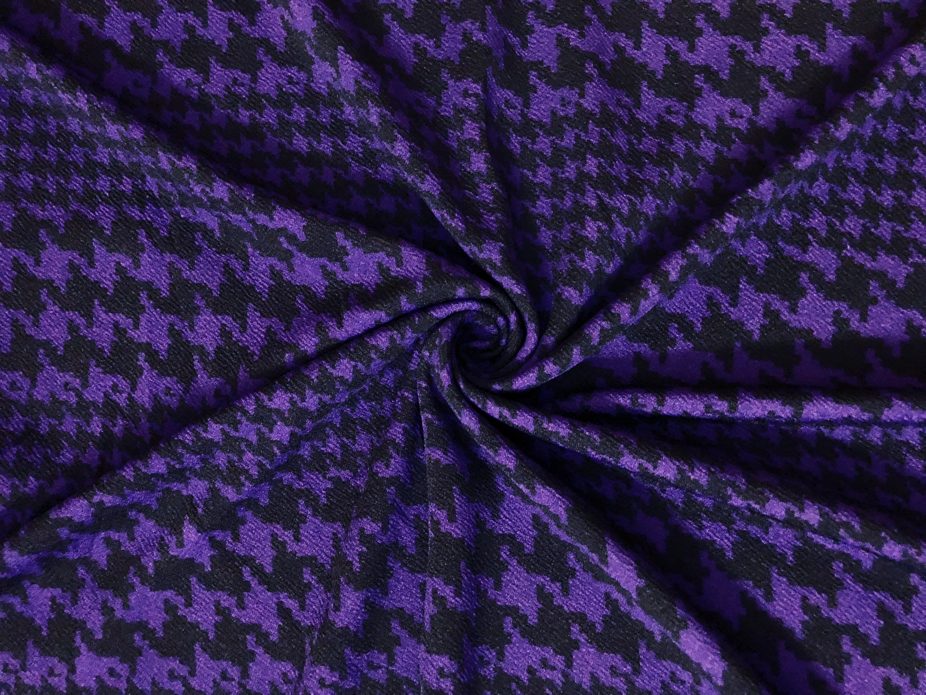 Purple Houndstooth - Etsy