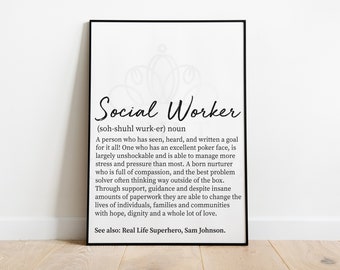 Sozialarbeiter Geschenk Etsy