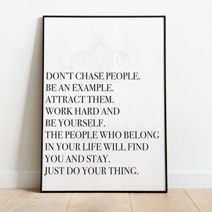 Just Do Your Thing Wall Art Print Positive Quote Print Etsy Just Do Your Thing Wall Art Print Positive Quote Print Etsy