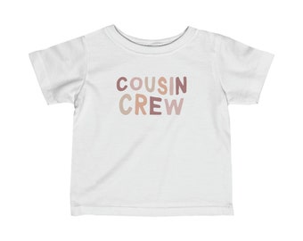 Infants Cousins Crew Neutrals Family Matching Fine Jersey Tee