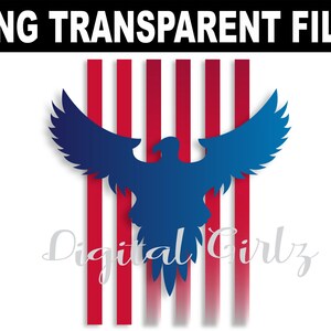 Instant Download. Digital File. PNG File. Sublimation Design. Digital Transfer. Clipart. Clip Art. Bald Eagle. Patriotic. American Eagle.