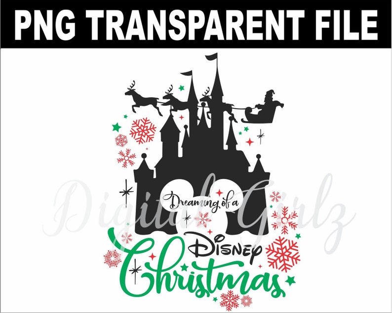 Disney Christmas Sublimation. Instant Download. Digital