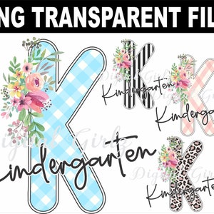 Back to School Sublimation. Kindergarten PNG. Teachers. First Day. Digital File Download. Transparent PNG. Printable Designs. Clipart. 001