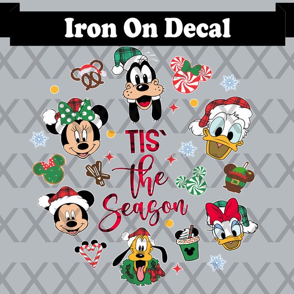 Disney Iron On. Disney Decal. Disney Shirts. Disney Christmas Iron On. Disney Vinyl Transfer. Disney Christmas Iron On. Mickey Mouse. Minnie