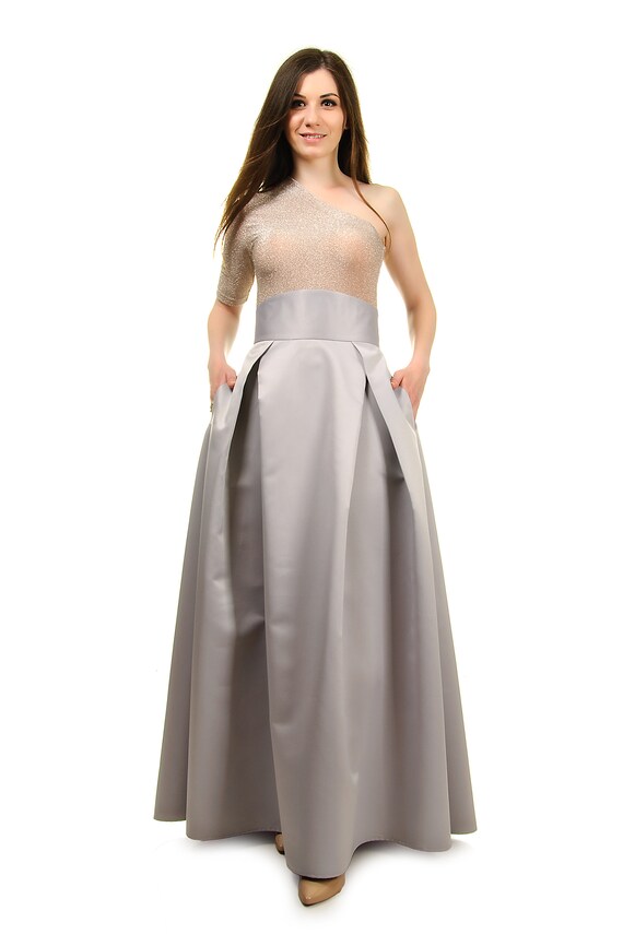 evening skirt with pockets