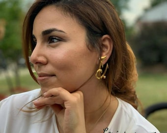 7ob hob حب earrings