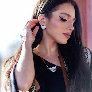 Chaffe fenjen Arabic coffee cup jewelry set