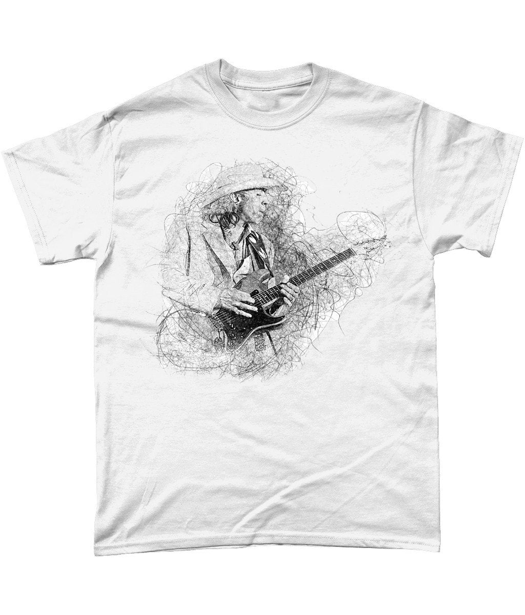 Discover Stevie Ray Vaughan Sketch T Shirt