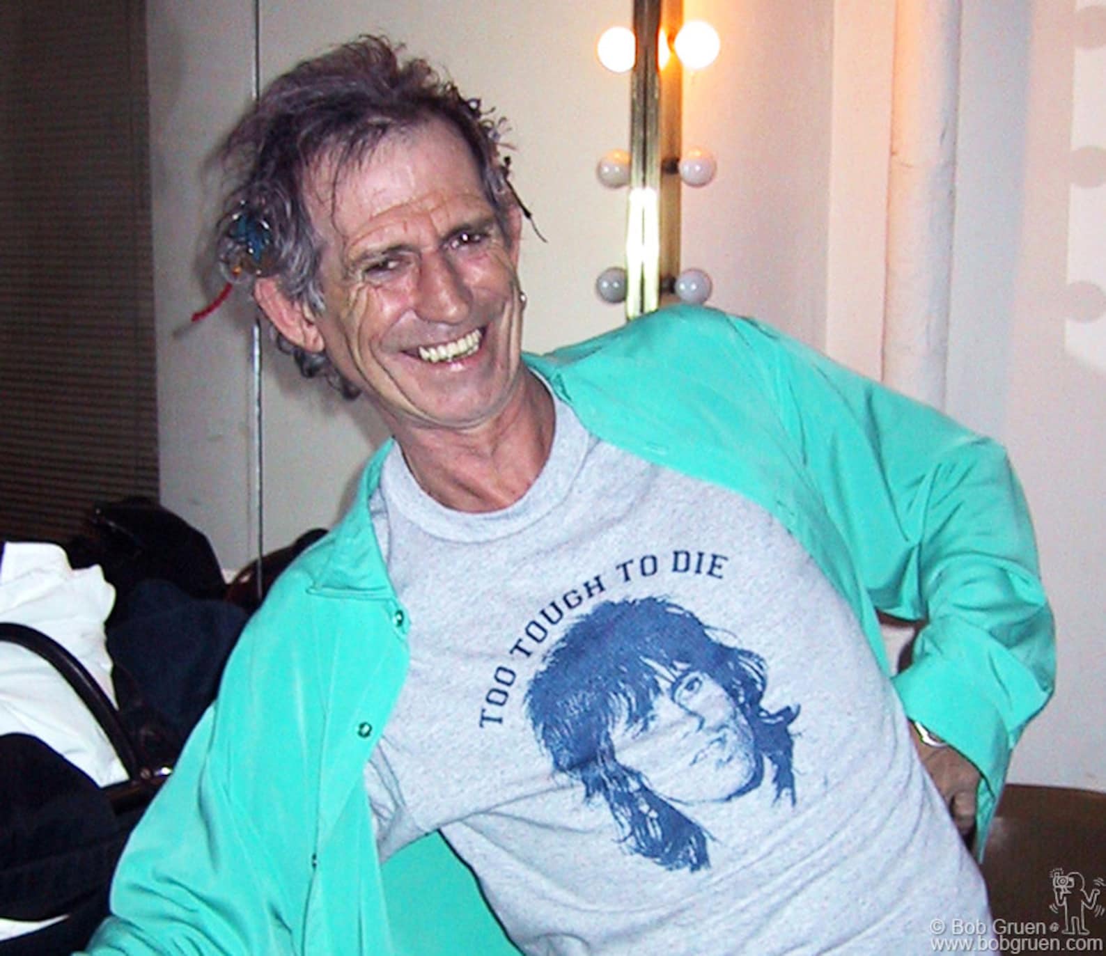 Keith Richards T Shirt Too Tough to Die Etsy