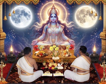 Chandra Moon Essential Puja | Powerful 2 Priest Moon Ritual for Prosperity, Peace & Emotional Healing |