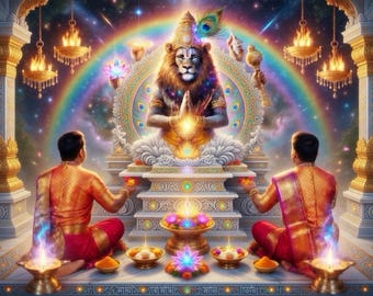 Essential Lord Narasimha Powerful Protection Puja with 2 Vedic Priests