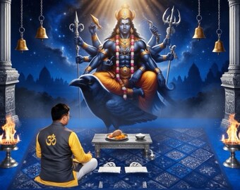 Basic Shani Puja Ritual | 1 Priest, Saturn Dosha Relief, Peace (1 Hour)