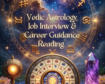 Lettura personalizzata di astrologia vedica per colloqui di lavoro e orientamento professionale