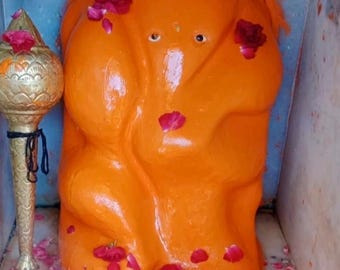 Divine Hanuman Ritual-Invoking Strength, Protection, and Blessings