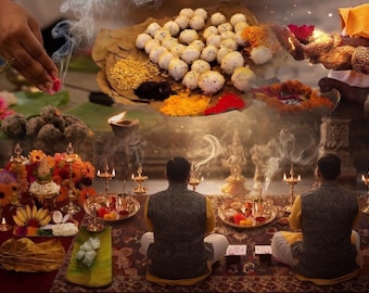 Pitru Dosh Nivaran Puja / Vedic Pitra Shanti Samagri para la paz ancestral y el remedio Dosha