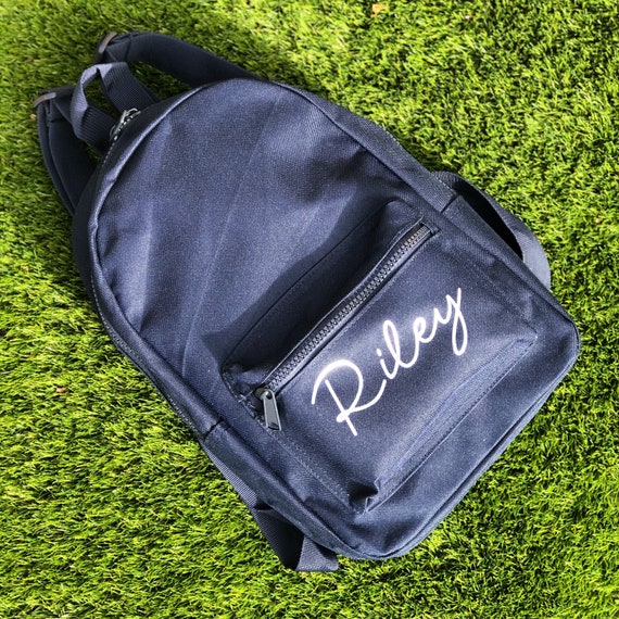 Personalised Mini Backpack Etsy