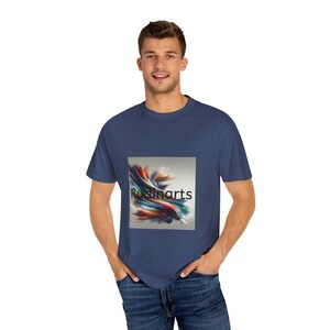 Abstract Art T-Shirt: Unisex Garment-Dyed US Cotton Tee