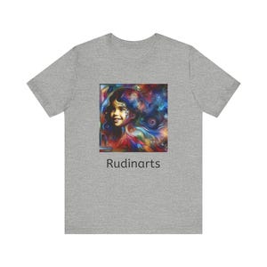 Vibrant Graphic Art Tee: Unisex Colorful Cotton Shirt