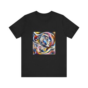 Abstract Art T-Shirt: Colorful Unisex Cotton Tee