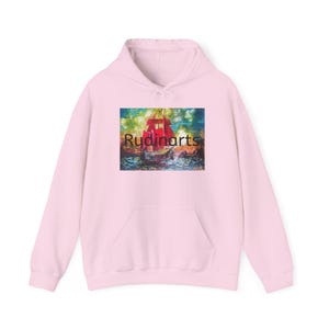 Artistic Boat Design Hoodie: Unisex Cozy Sweatshirt
