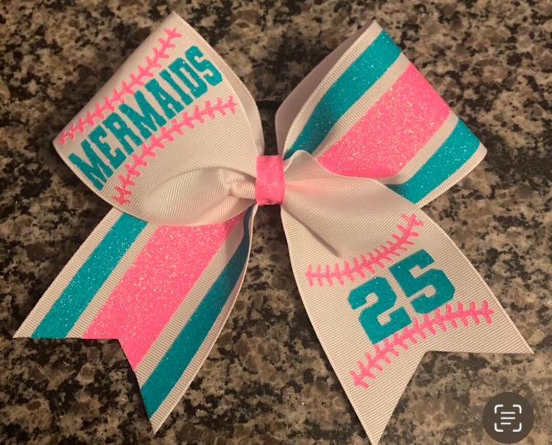Softball Lace Bow 6