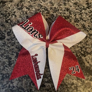 CDS Lions Bow RED (2 Sizes Available) main image 0