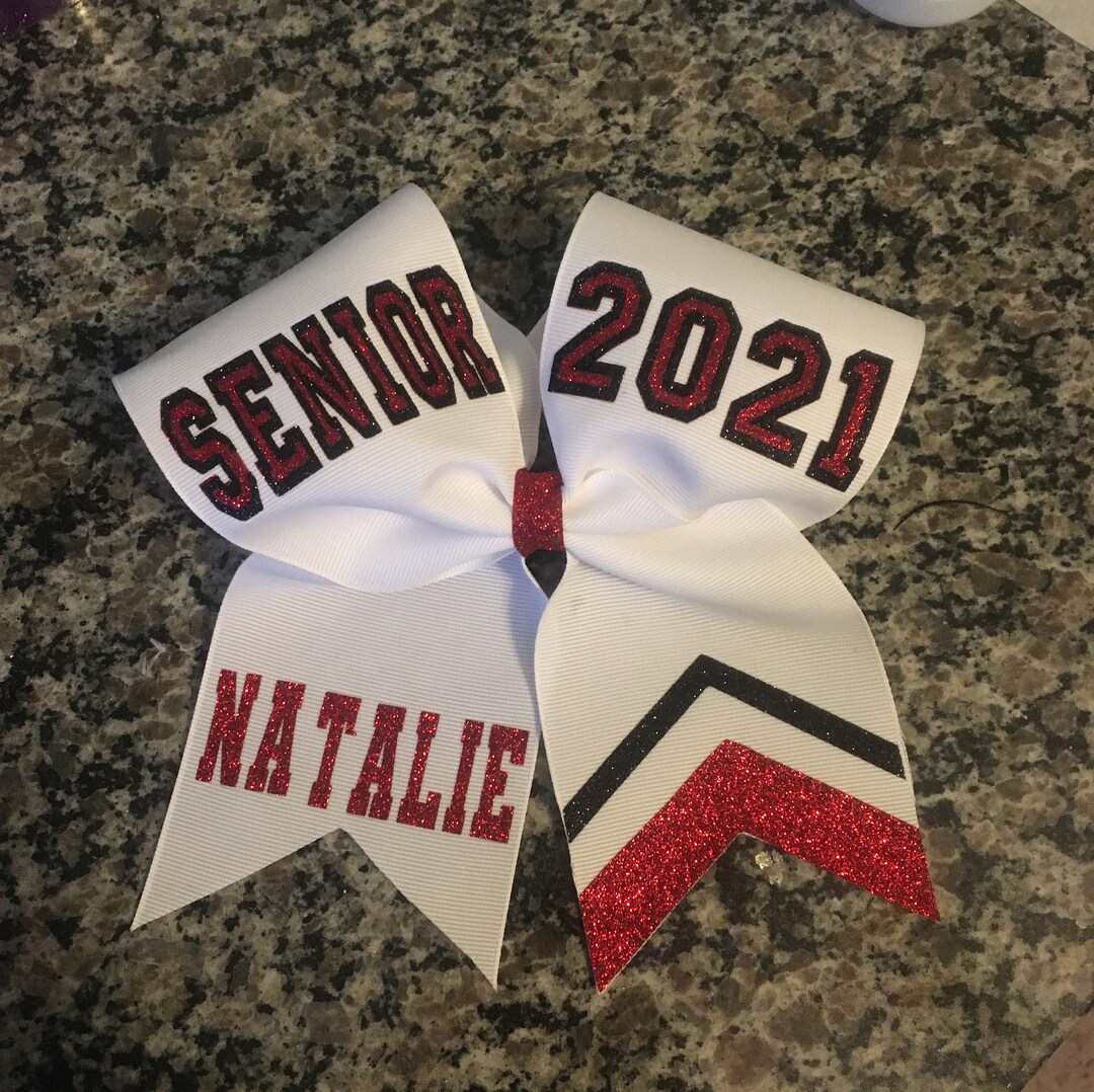 2024 Senior Cheer 2025 Cheer Bow Bow in Custom Colors. Any Year on Bow