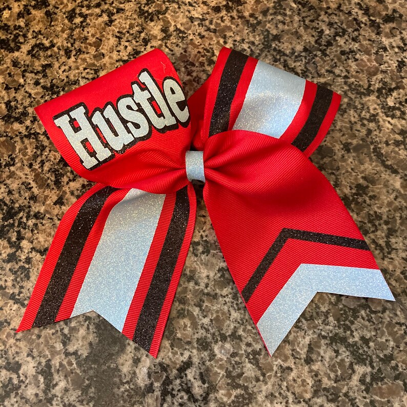 Comp Cheer Bows Custom Team Cheer Bows. Great Game Day Bow, Basketball/football Cheer ...