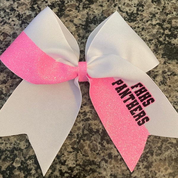 Pink cheer bow/ Bulk cheer bows for cheap/ Sideline cheer/ Recreation cheer/ Gameday bows