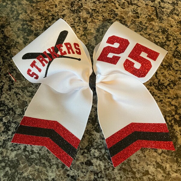 Softball bow / Baseball bow / Custom player bows / Bows with number/ Bows with bats/ Chevron cheer bows / Team bows/ Cheer bow for softball