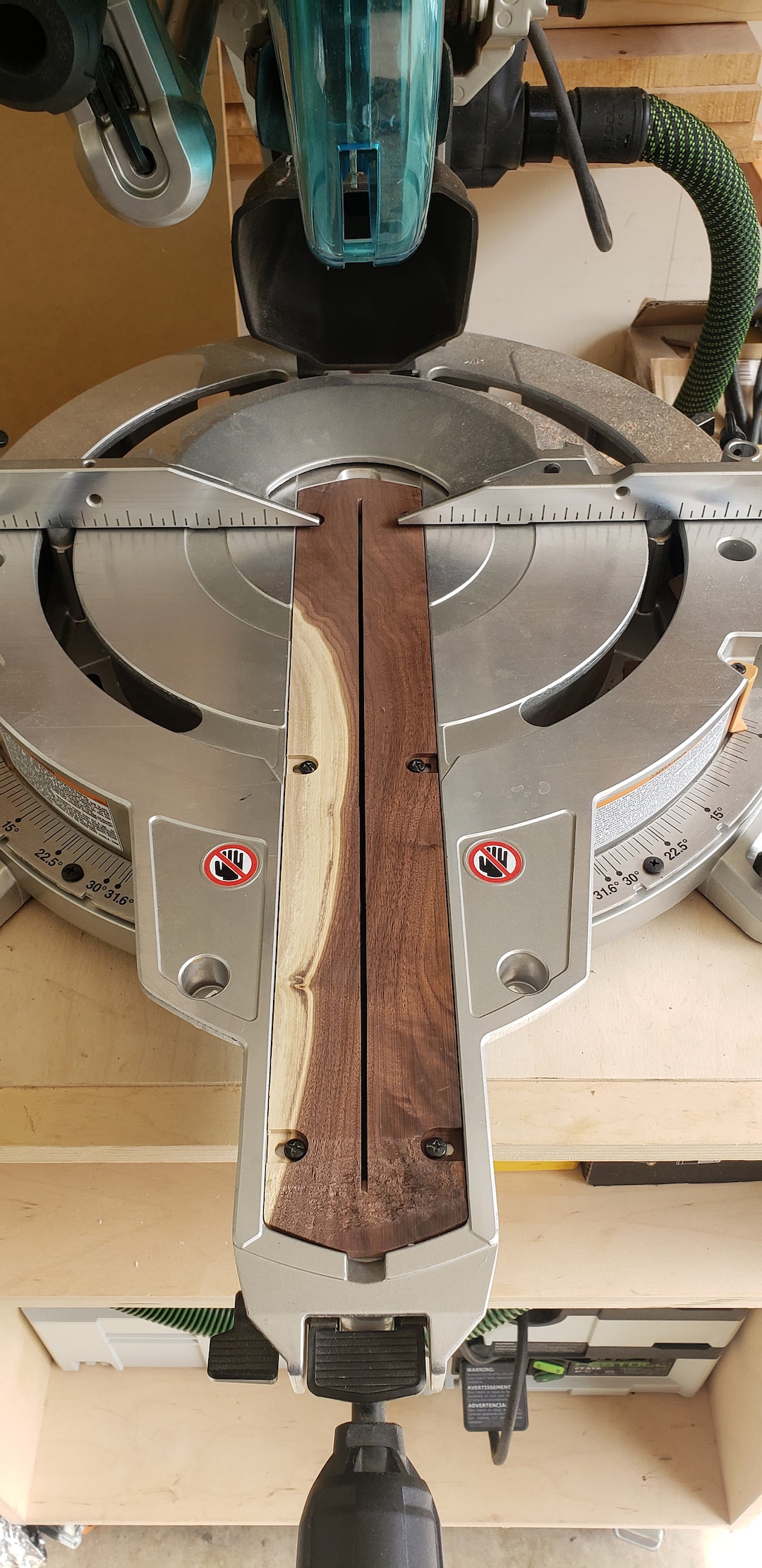 Makita LS1219 Miter Saw Zero Clearance Insert WALNUT Etsy