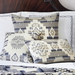 Alpaca Pillow Cover Indian Southwest Wool Pillow Case Western Decor for Aztec Style Home Andes Pillow Small Ecuadorian Woven Throw Pillow