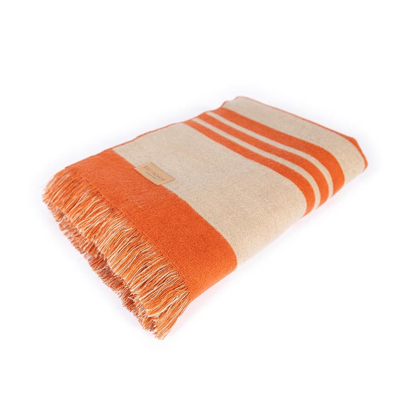 Calabria Handwoven Throw Blanket, Danish Heritage Design Sofa Throw, Nordic Elegant Blanket for Couch, Bed, Cozy Decorative Home Accent image 10