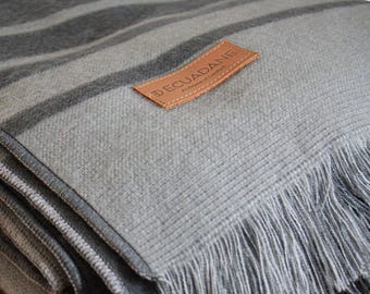 Copenhagen Throw Blanket Cozy Textured Sofa Throw, Nordic Design Blanket for Couch, Bed, and Modern Home Interiors