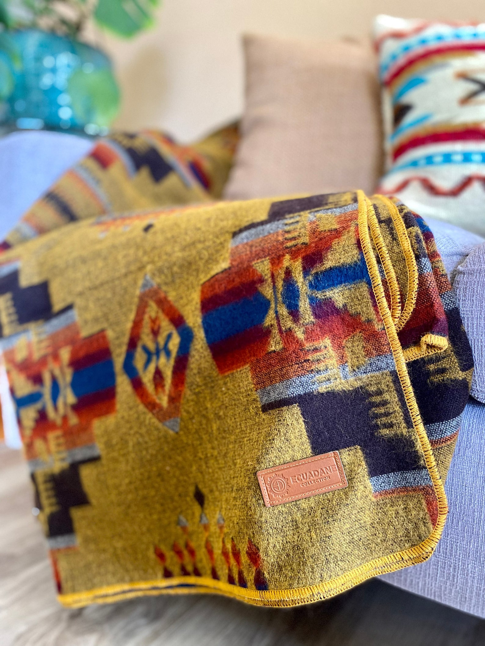 Indian Style Heritage Blanket | Native American Design | Southwest Camp ...