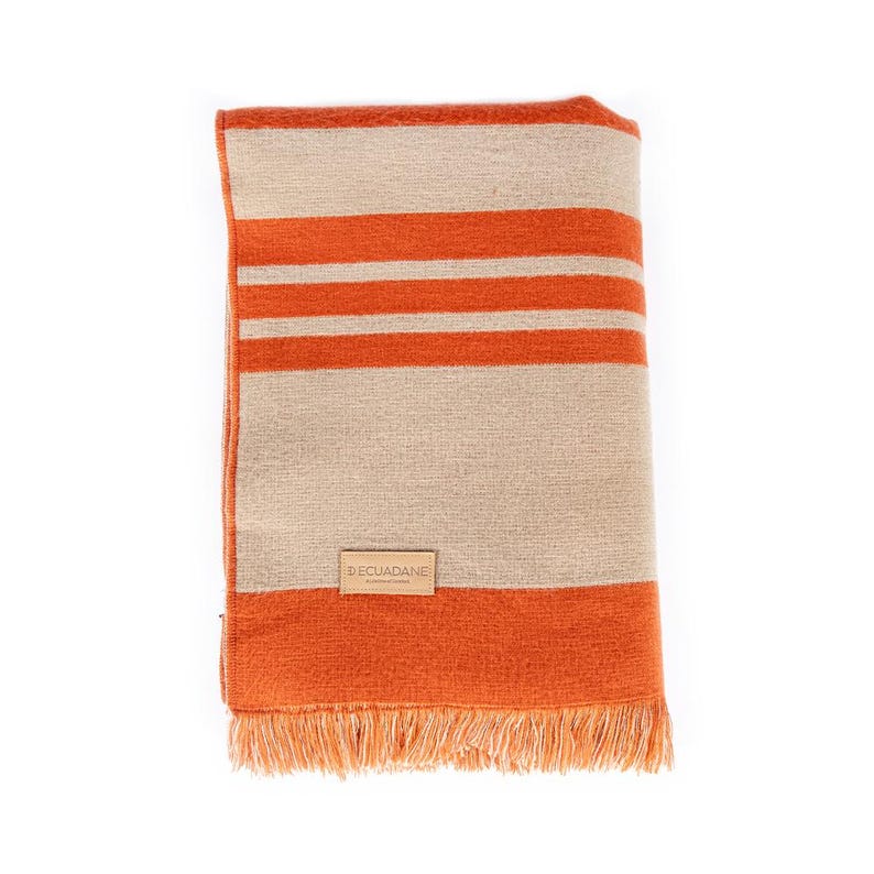 Calabria Handwoven Throw Blanket, Danish Heritage Design Sofa Throw, Nordic Elegant Blanket for Couch, Bed, Cozy Decorative Home Accent image 9