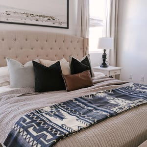 Western decor aztec blanket Ecuadorian bed cover boho bedding western blanket southwestern throw aztec bed blanket southwest decor for home