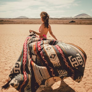 Western Decor Aztec Blanket Southwestern Bedding Western Home Decor Native Throw Blanket Couch Pendleton Blanket Sedona Mexican Blanket