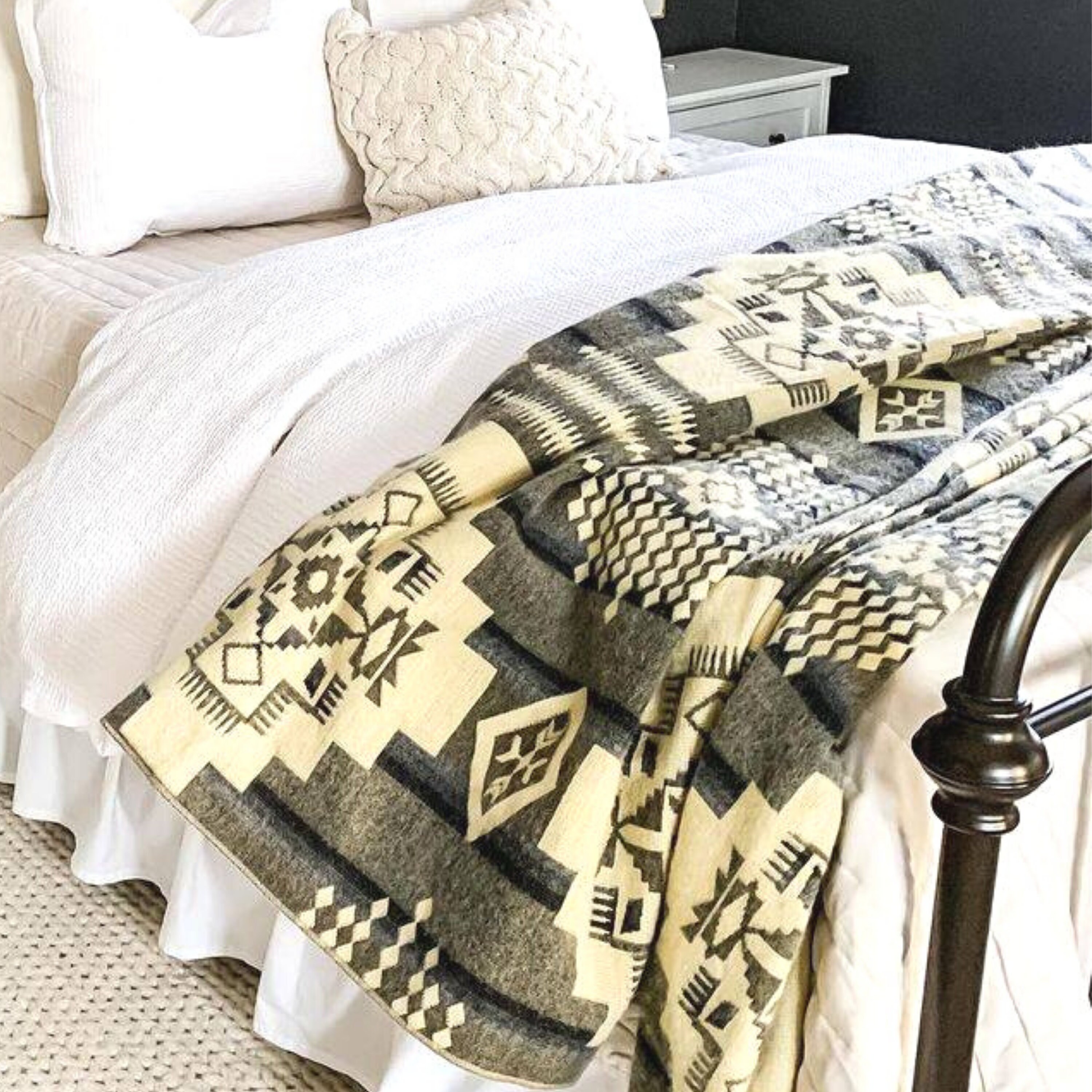 Southwestern Blanket Boho Throw Blanket Queen Size bedding Etsy