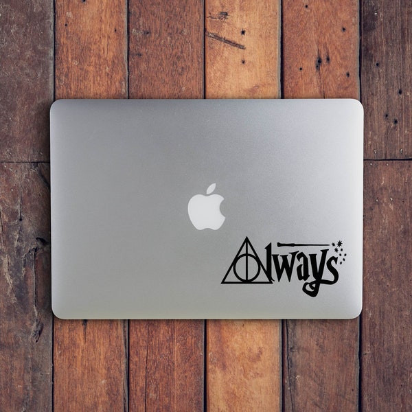 Harry Potter - Always - Vinyl Decal - Reading - Book Lover Decal - Potter Fan - Harry Potter Gear - Harry Potter Decal