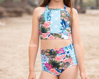 cute modest two piece swimsuits