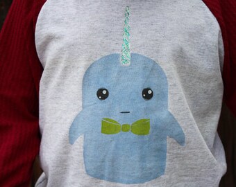 Narwhal Cut File (SVG, Jpeg, PNG, DXF) by Sofiona Designs