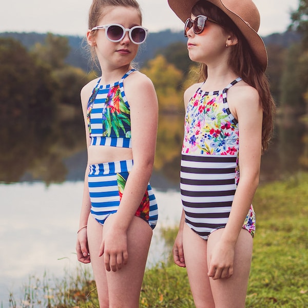 Two Piece Swimsuit Etsy