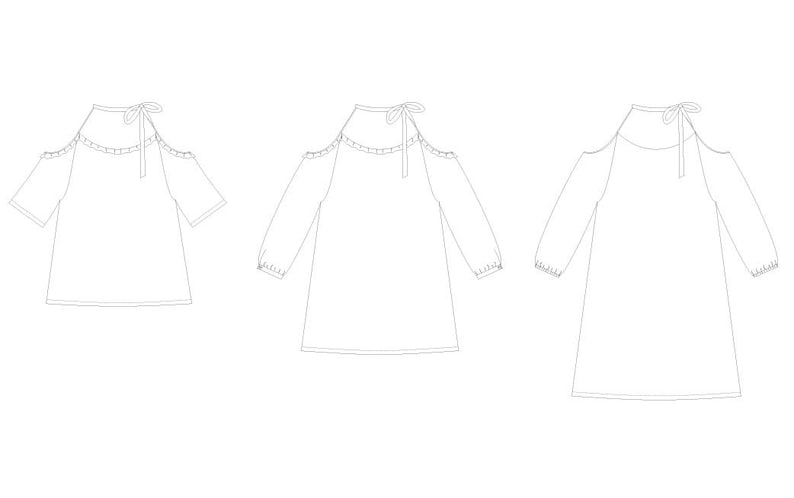 Lynx Tunic/Dress/Top PDF Sewing Pattern Size 2-14 Girls | Etsy