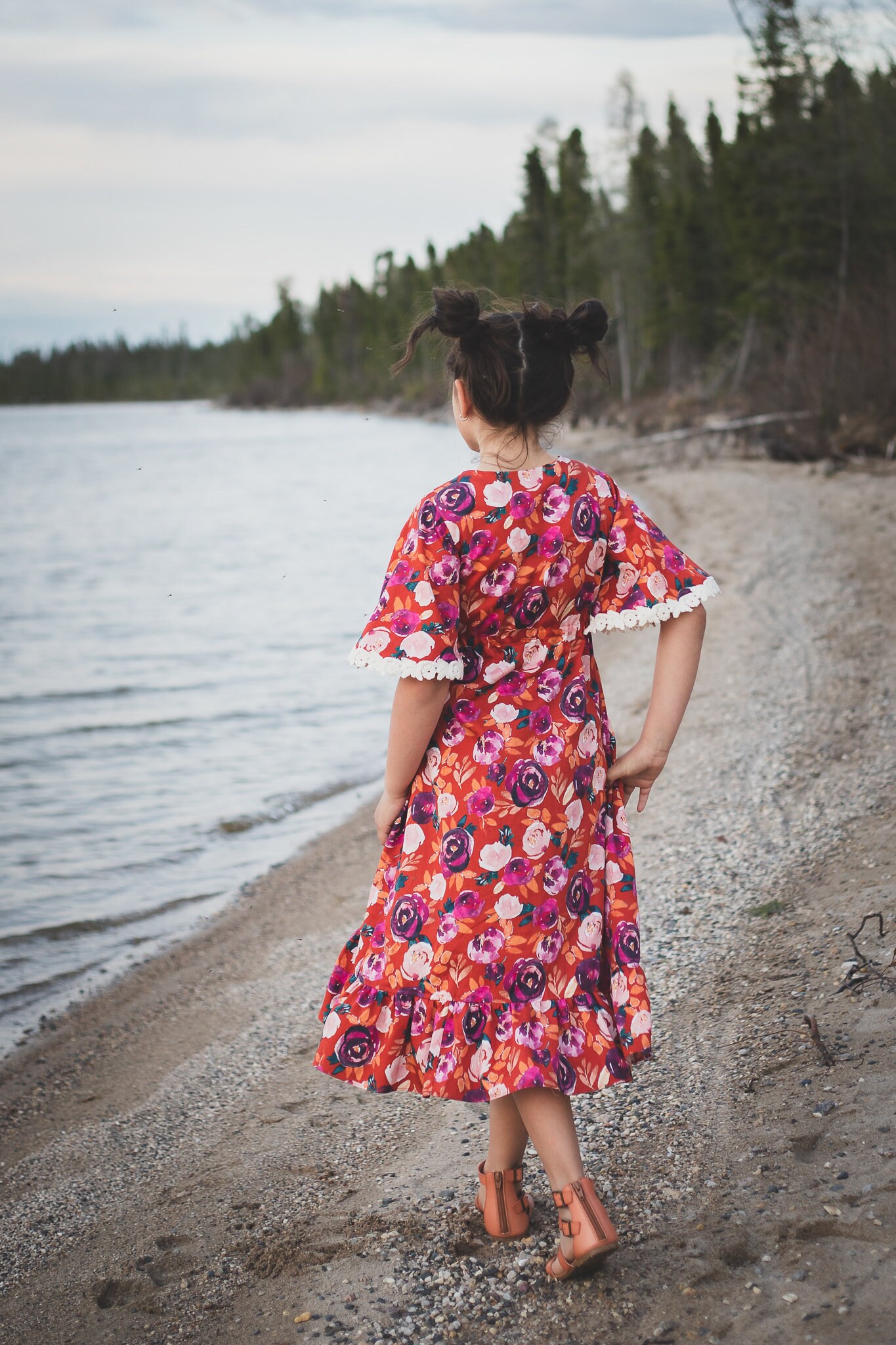 Girls Woven Robe/cover Up/top PDF Sewing Pattern, Ruffle Trim Woven ...