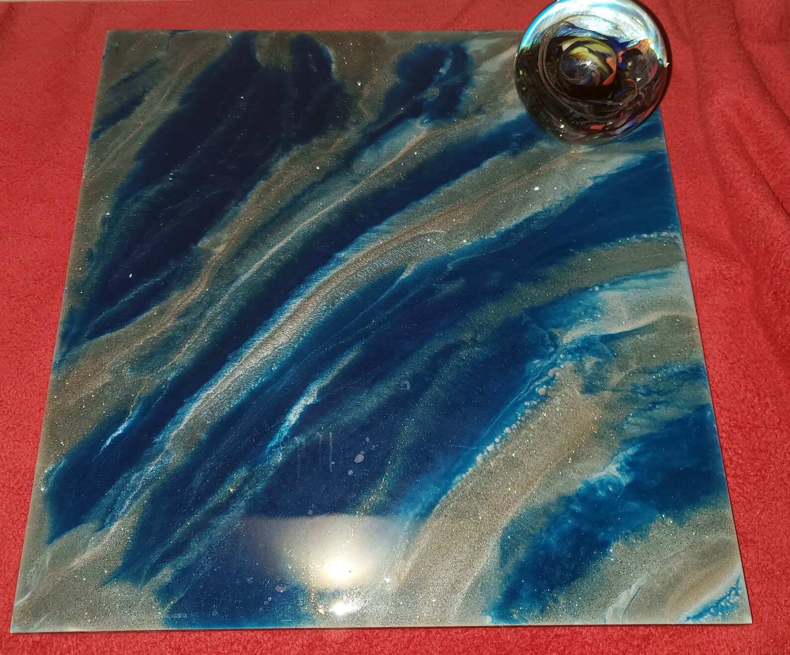 Table Coaster large table mat resin table coaster table Etsy