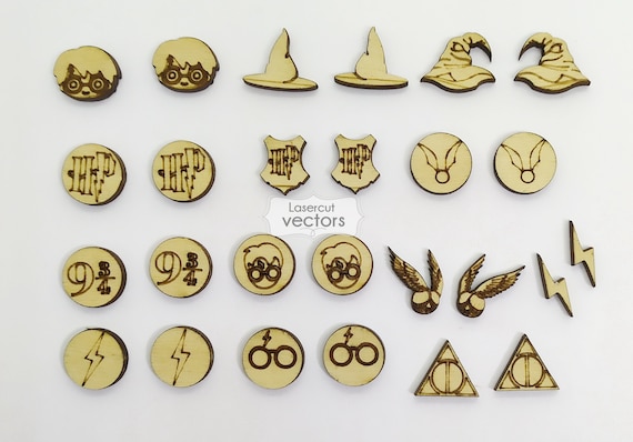 Download 16 Harry Potter Designs Bundle Earring Svg Stud Earrings Svg Etsy